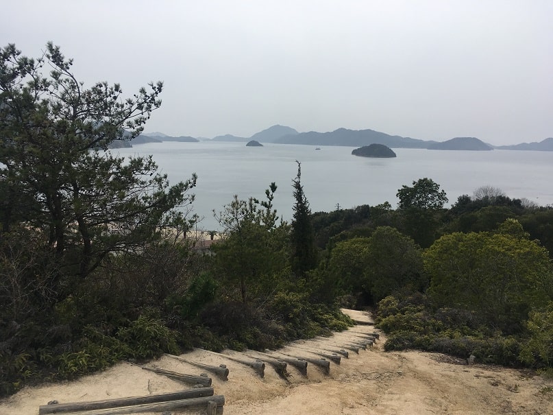 大久野島展望台からの景色