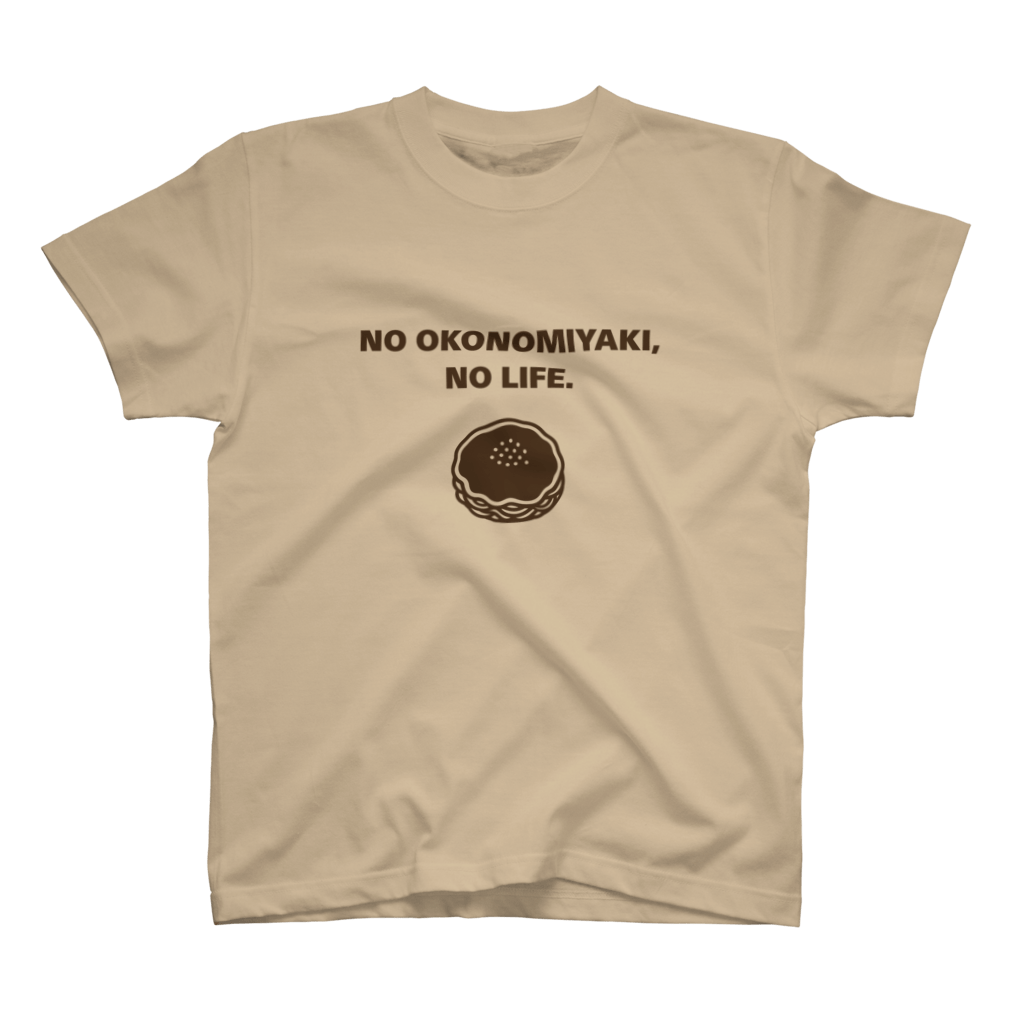 NO OKONOMIYAKI, NO LIFE.と書かれたTシャツ